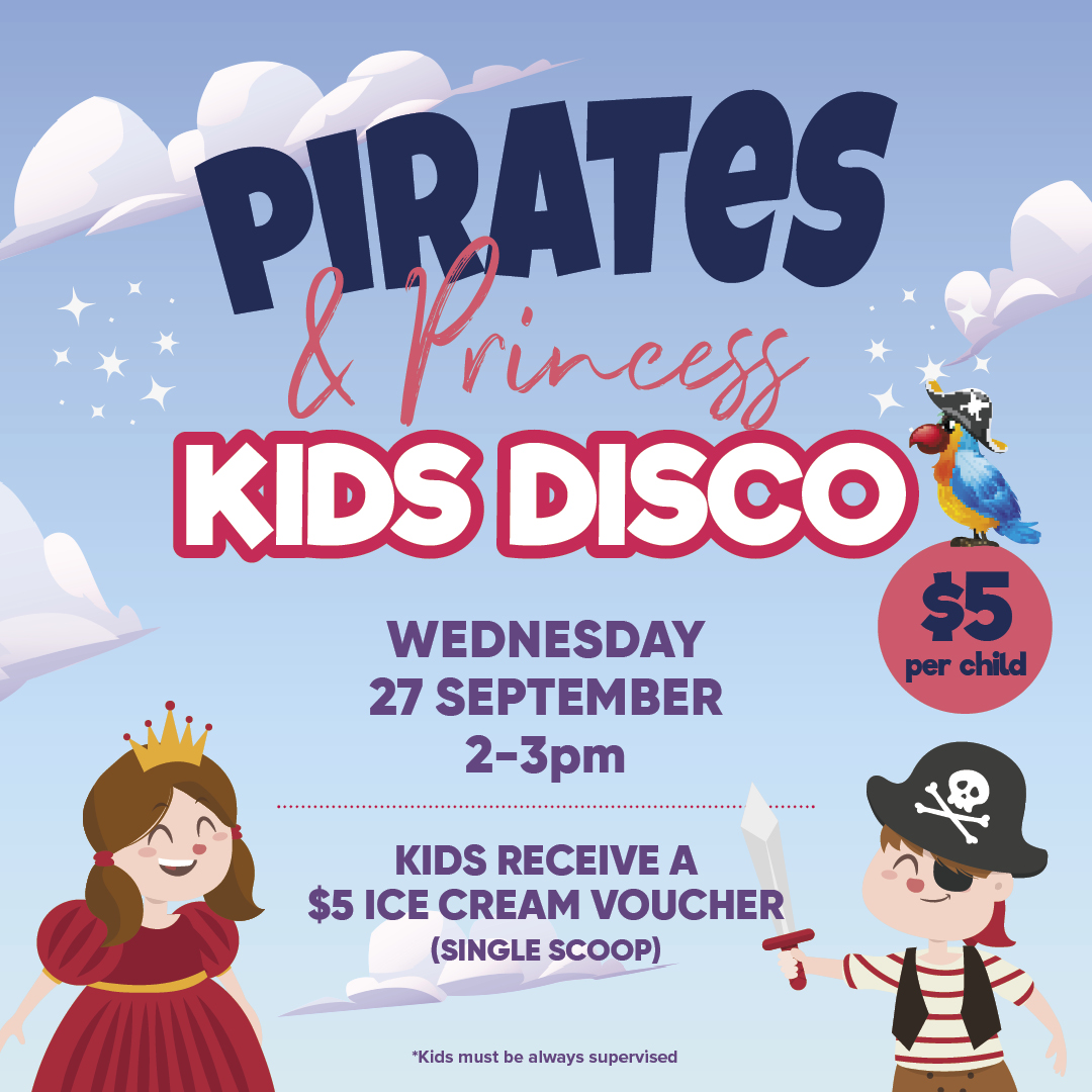 GBC_School Holidays Kids Disco SOCIAL Pirates and Princesses